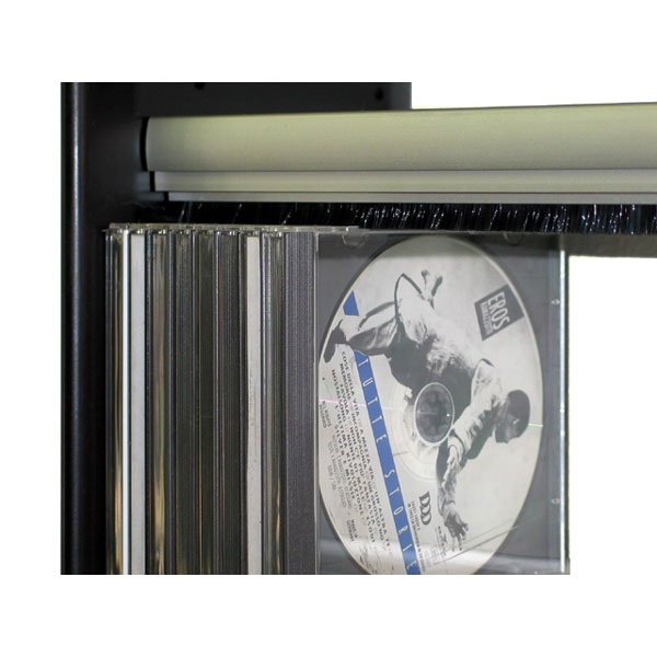 Wandregal CD/DVD Techno Sign Buche Schwarz 192